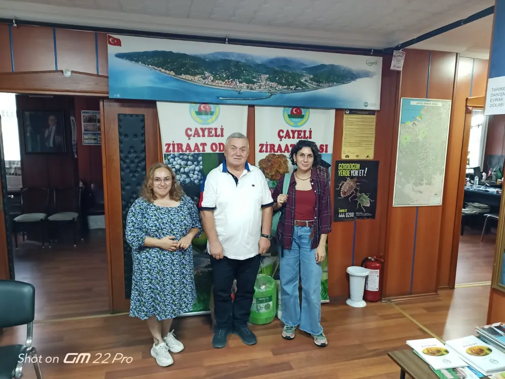 RECEP TAYYİP ERDOĞAN ÜNİVERSİTESİNDE GÖREVLİ HOCALAR ODAMIZI ZİYARETE GELDİLER.